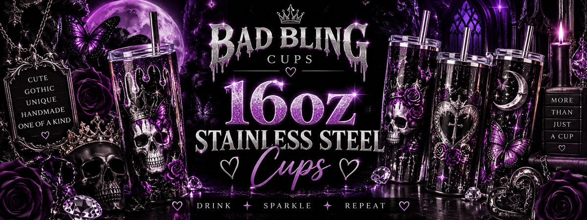 16oz Stainless Steel Cups